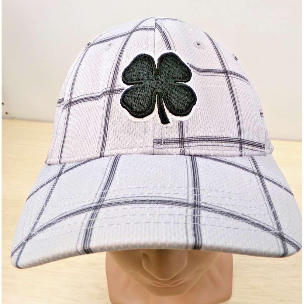 Black Clover Live Lucky Cap Hat Size L/XL Gray & Black Plaid